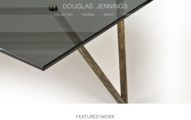 Screenshot of Douglas Jennings Collection website